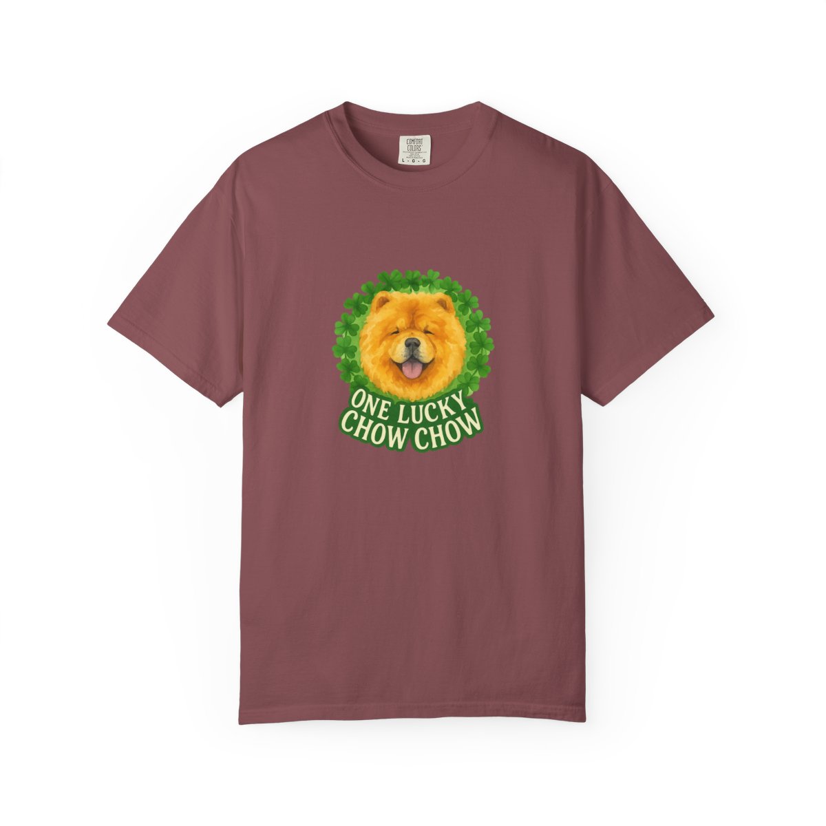 Lucky Chow Chow St. Patrick's Day Funny T-Shirt