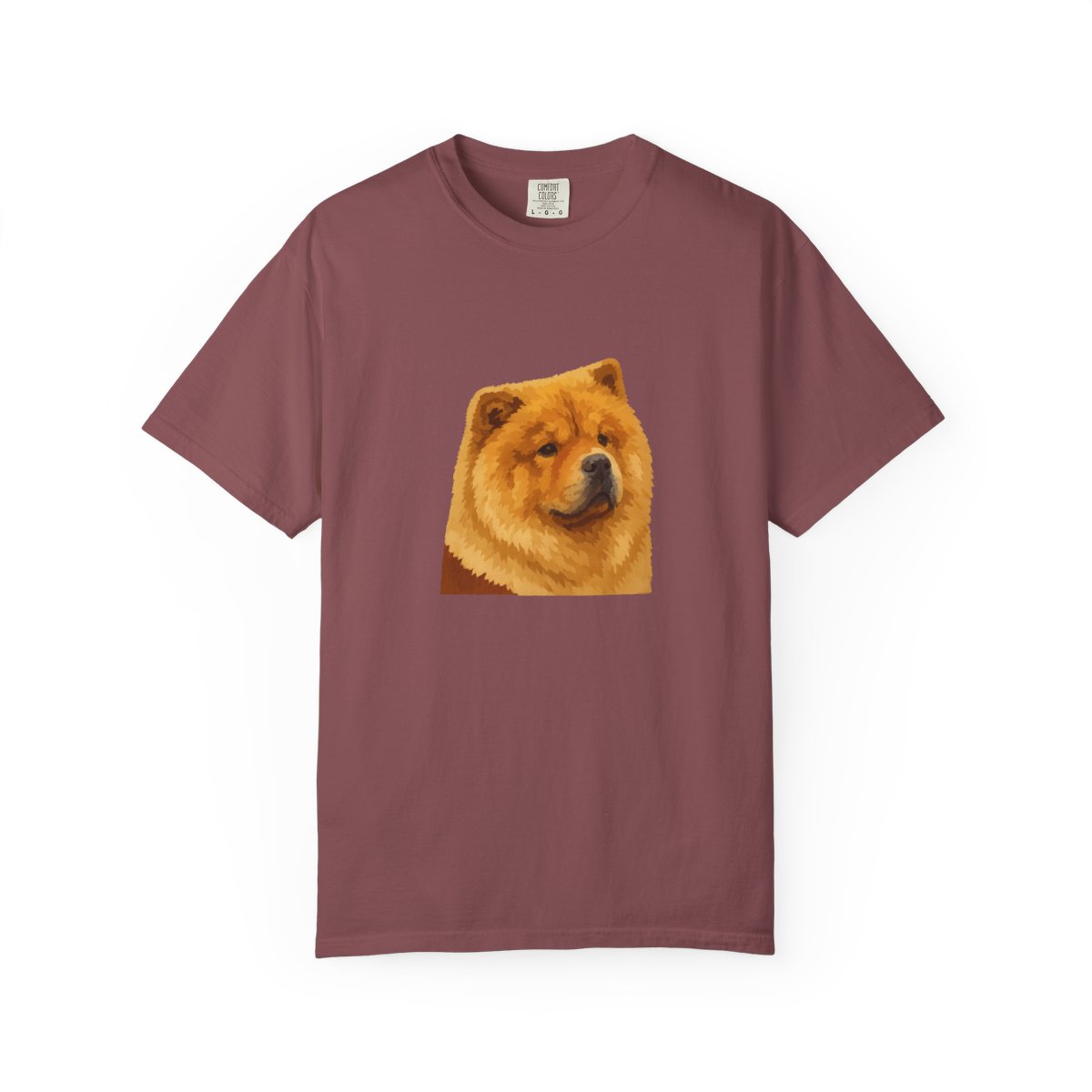 Regal Chow Chow Dog Portrait Graphic T-Shirt
