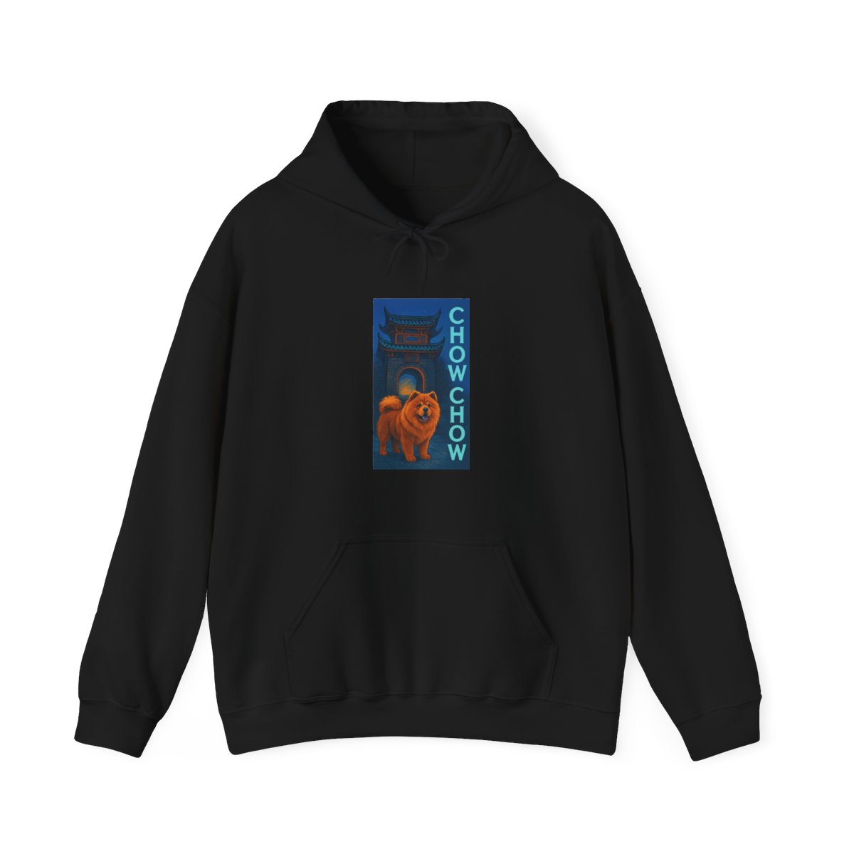 Majestic Chow Chow Portrait Pullover Hoodie
