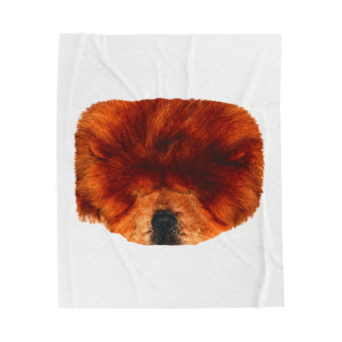 Sleeping Chow Chow sbcna Sherpa Blanket