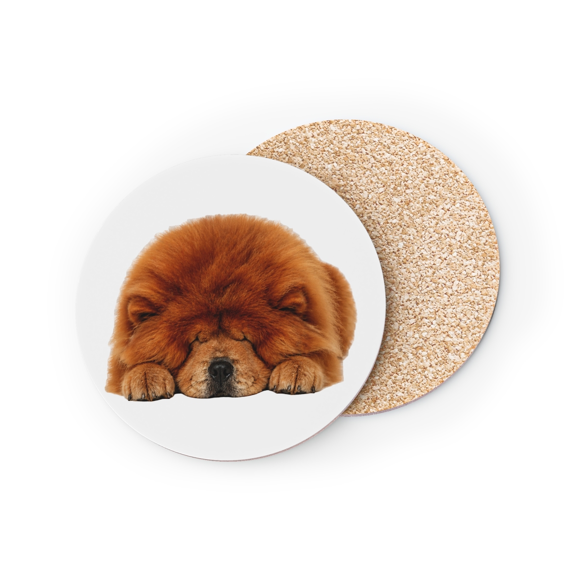 Sleeping Chow Chow coastercnm Coaster Set