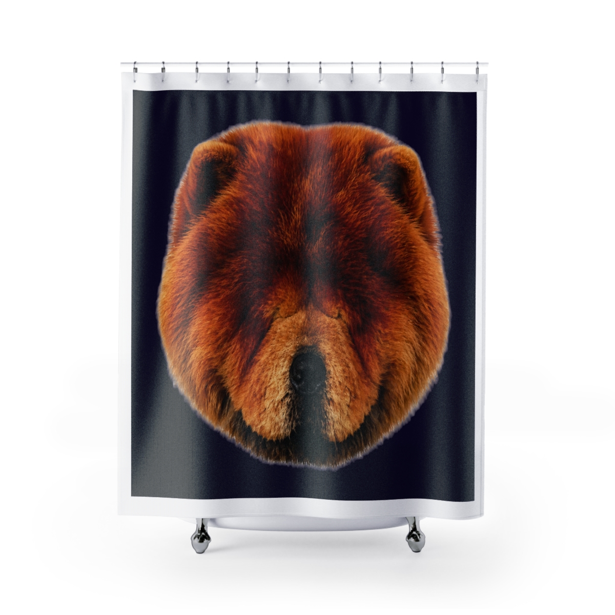 Sleeping Chow Chow sccna Shower Curtain