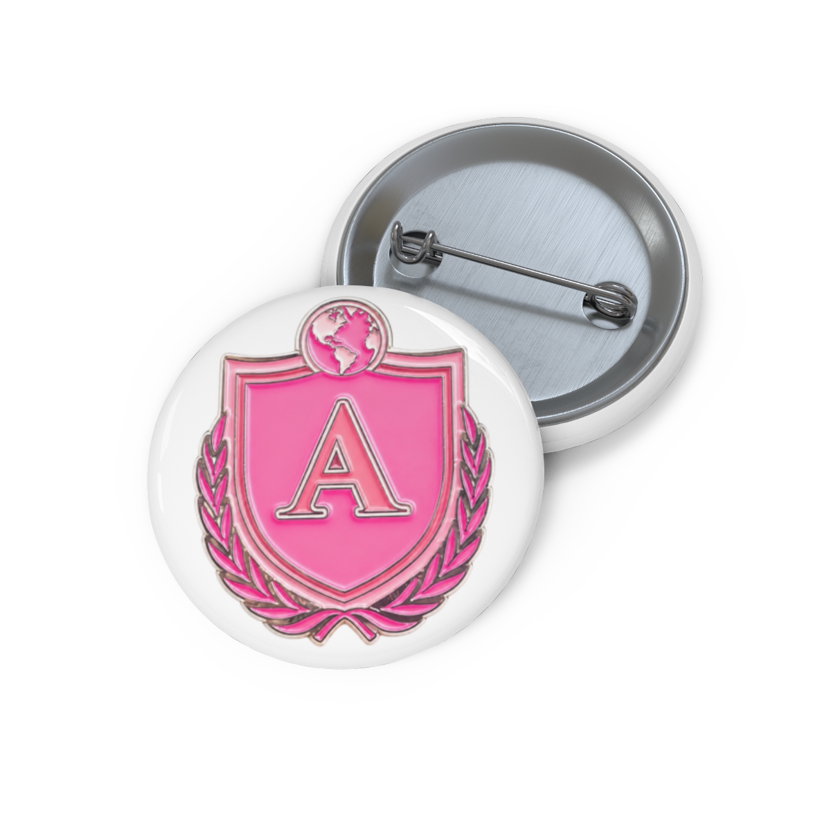 A School Pin Badge (Pink)
