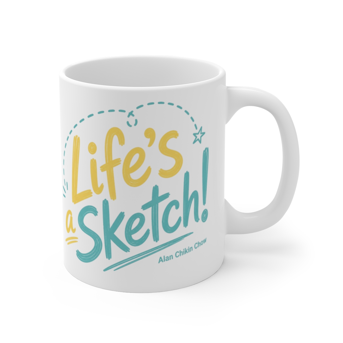 Alan Chikin Chow A Sketch! Mug
